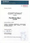 Certyfikat Michał Maly